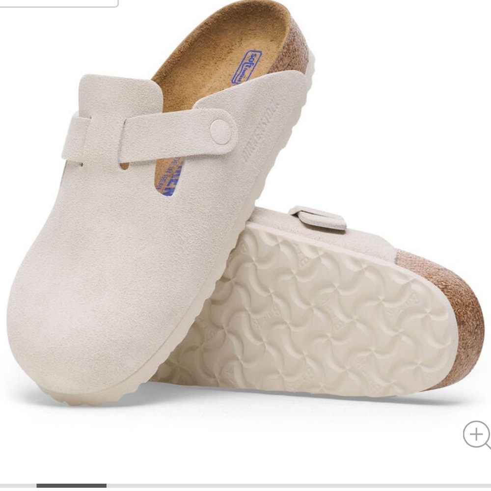 Antique white Boston Birkenstocks! Price is firm!